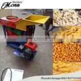 Combine maize corn thresher and peeler machine for tractor engine