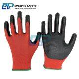 Oil Resistant 13G Polyester Liner Nitrile Dipped Safety Gloves With EN388 4121X thumbnail-3