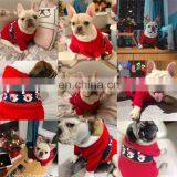 Santa Claus Red Christmas Dog Knitted Sweater Clothes thumbnail-7