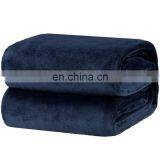 Christmas Decoration Supplies Fluffy Flannel Throw Blankets Navy Blue Super Soft Fleece thumbnail-2