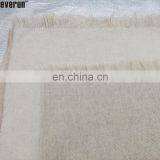100% Cashmere First Class Quality Same Fiber for Luxury Brand" LORO PIANA" Top Natural Color no Dye Scarf Shawl Throw Blanket