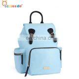 Fashion Lightweight Polyester Mama Diaper Tote Bag With Shoulder Belt thumbnail-3