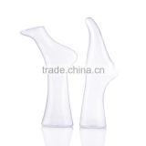 Plastic Foot Mannequin for Sale Dispaly socks/shoes feet transparent mannequin Model M0026-RJ5/6