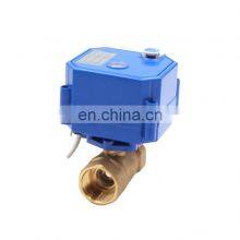 CWX-25S Mini Electric Actuator Motor Ball Valve Fan Coil Motorized Valve thumbnail-1