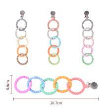 Baby Teether Colorful Annular Chain Holder Straps by Weiqi thumbnail-4