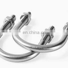 JRSGS High Polished Stainless Steel U Bolt Metric Thread Bolt and Nuts