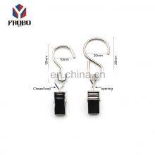 Shower Living Room Curtain Pole Rings Accessary Metal Curtain Clip Hook With Clips Metal thumbnail-4