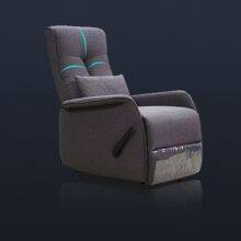 Italian-Style Capsule Sofa Single Leisure Sofa Living Room Household Manual Function Disposable Fabric Single Chair thumbnail-4