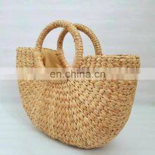 Water Hyacinth Bag New Arrival Summer Handwoven Straw Bag Wholesale Vietnam Manufacturer thumbnail-3