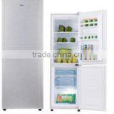 High Quality Two-door Refrigerator 130Liters Bottom Freezer Combi Fridge