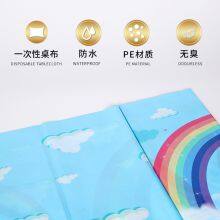 Hot Sell LDPE Plastic Table Cloth Easy Cut Easy Clean Any Size and Eco-friendly thumbnail-5