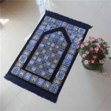 Wholesale Tassel Prayer Carpet Floor Mat Arab Pilgrimage Duffel Foot Mat Muslim Printing Pilgrimage Mat thumbnail-4