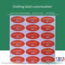 Printed Clothing Stickers, Size Label Design for Garment Factories, Custom - Made for Foreign Trade, Chuxian thumbnail-4