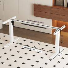 Adjustable Hand Lift Table Frame for Living Room Furniture With Linear Actuator - Ideal for Work, Computer Desk and Coffee Table Use thumbnail-5