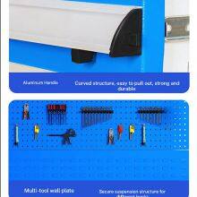 Adjustable Height Workbench for Industrial Laboratory, Ergonomic Heavy Duty Workstation With ESD Surface and Pegboard, Supplier Custom thumbnail-3