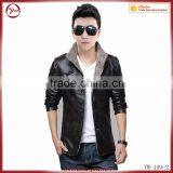 2016 Fashion Winter pu Leather Mens Jacket thumbnail-6