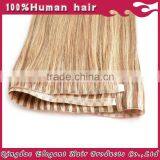 Very Popular Human Manufacturer 100% Brazilian Virgin Hair Hand Tied Weft Hair Extension