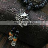 6mm Tibetan Buddhism 108 Black Sandalwood Prayer Bead Mala Necklace thumbnail-4