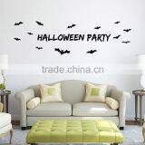 ALFOREVER Bat Halloween Black Quote Decals,bat Halloween Sticker thumbnail-1