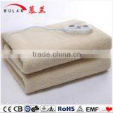 Nonwoven Technics and Heated,Portable,Anti-Pilling Feature Synthetic Wool Electric Blanket thumbnail-1