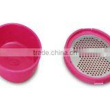 PP+S/S 9.5*6.5*2.5 Stainless Steel Ginger Garter/chocolate Cheese Grater thumbnail-2