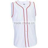 Customized Best Baseball Two Button Double Play & Without Sleeve Baseball Jersey thumbnail-5