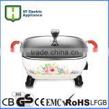Non-stick Frying Pan Electric Hot Pot Pan Ceramic Frying Pan thumbnail-1