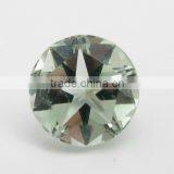 Green Amethyst AAA Lone Star Cut Calibrated Gemstones 12mm*12mm thumbnail-1