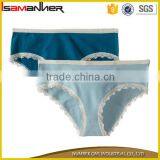 2pcs Set Custom Soft Comfort Cheap Cotton Lace New Model Lady Panties thumbnail-1