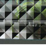 Decorative Gradation Black Prism Self Adhesive Glass PET Film thumbnail-4