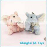 Cute Plush Elephant Keychain thumbnail-1