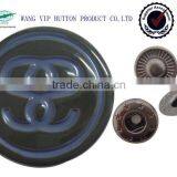 15mm Washable Eco-friendly Metal Brass 4 Part Press Snap Button