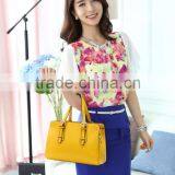 2013 most popular pvc handbag with cosmetic pouch ladies transparent handbag