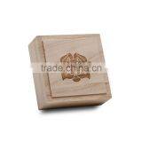 Square Wood Pine Box, Solid Pine Wood Jewelry Box thumbnail-4