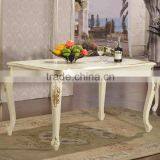 Foshan Neoclassic Design Solid Wood Gold Gilt Ghost Dining Table thumbnail-1
