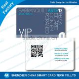 printed plastic pvc qr code barcode gift card