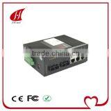 2 fiber port with 6 10/100M port Industrial Ethernet Switch