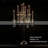 Large Glass Candelabra Weddings Decoration