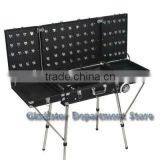 Outdoor Furniture, Makeup Folding Table With Four Stainless Steel Legs D8200K thumbnail-1