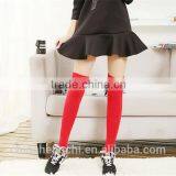 Knee High Socks Women School Young Girls Sock,wholesale Red White Cat Design Socks thumbnail-1