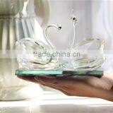 Delicate Crystal Swan for Nice Crystal Gift Home or Wedding Decoration thumbnail-5