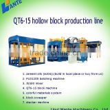 High Quality!QT6-15 Full automatic block machine price list , cement block making machine