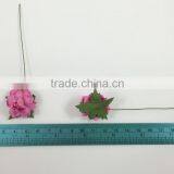 Pink, Small Handmade Mulberry Paper Flower, Wedding Party, Scrap-booking Crafts, Wholesale thumbnail-3