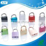 AJF New Arrival TUV Test Passed, ROHS Colorful High-end Square Love Lock