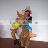 DJ-CO-105 Adult Popular Party Inflatable Horse Riding Costume thumbnail-2