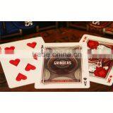 Free Shipping Custom Game Cards Front and Back Printing Linen-embossed Playing Cards Black Playing Cards ---DH20719 Supplier's Choice thumbnail-1