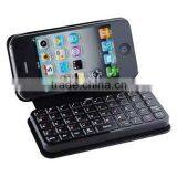 WIRELESS LEATHER BLUE TOOTH KEYBOARD FOR I PHONE 4/4S
