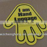 Wholesale Die Cut Stickers Hand Shape Adhesive Label