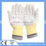 Hot Sale Anti Cut Seamless Knitted Aramid Cow Leather Coated Heat Resistant Work Gloves thumbnail-6