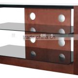 the newest design American style MDF glass tv cabinet RN1404